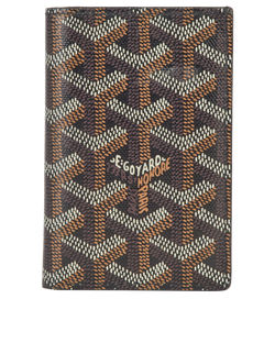 Goyard Saint-Pierre Card Holder, Canvas, Black, MIF, 3*